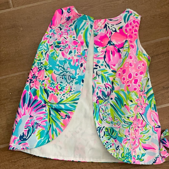 Lilly Pulitzer - Baby 6-12 Months Tropical Shift Dress with Bloomers - Picture 7 of 14